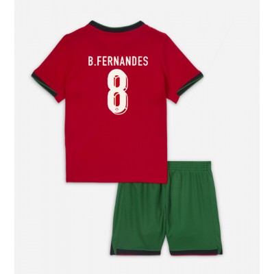 Fußballtrikot Kinder Set Portugal EM 2024 Heimtrikot bestellen Bruno Fernandes 8