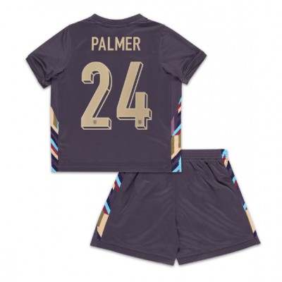 Fußballtrikot Set für Kinder England Euro 2024 Auswärtstrikot Cole Palmer 24