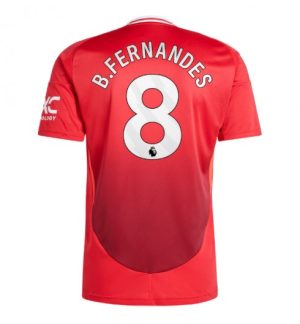 Fußballtrikot für Herren Manchester United Heimtrikot 2024-25 Bruno Fernandes 8