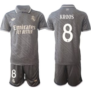 Fußballtrikot für Herren Set Real Madrid 2024-25 Drittes Trikot Toni Kroos 8