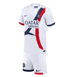 Fußballtrikot Kinder Personalisiert Paris Saint-Germain PSG Auswärtstrikot 2024-25