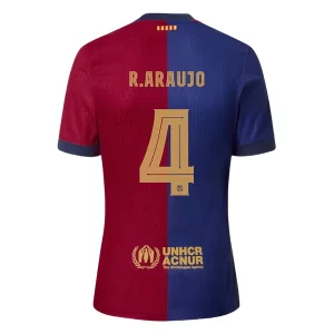 Fussballtrikots Günstig FC Barcelona 2024-25 Heimtrikot Ronald Araujo 4