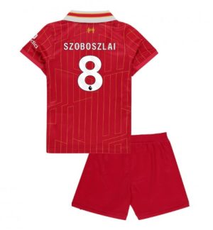 Günstige Kindertrikots Liverpool Heimtrikotsatz 2024-25 Dominik Szoboszlai 8