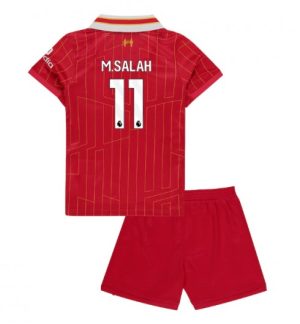 Günstige Kindertrikots Liverpool Heimtrikotsatz 2024-25 Mohamed Salah 11