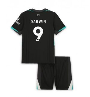 Kinder Fußball Trikot Liverpool 2024-25 Auswärts Trikotsatz Darwin Nunez 9