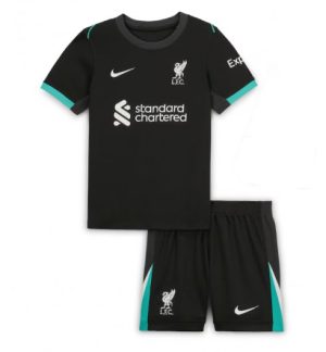 Kinder Fußball Trikot Liverpool 2024-25 Auswärts Trikotsatz Personalisierbar-1