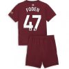 Kinder Fußball Trikot Outlet Manchester City 24-25 Ausweich Trikotsatz Phil Foden 47