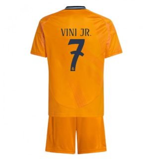 Kinder Fußball Trikot Real Madrid 24-25 Auswärtstrikot trikotsatz Vinicius Junior 7