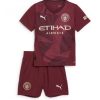 Kinder Fußballtrikot Kaufen Manchester City 24-25 Ausweich Trikotsatz