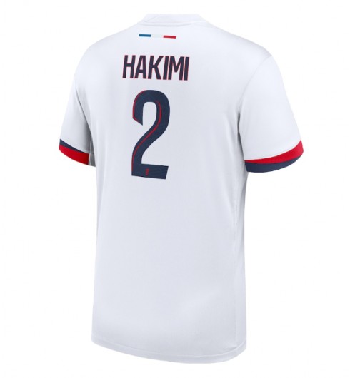 Neuen Paris Saint-Germain PSG Auswärtstrikot 2024-25 mit Aufdruck Achraf Hakimi 2