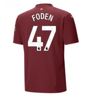 Neues Herren Manchester City 2024-25 Drittes Trikot Phil Foden 47