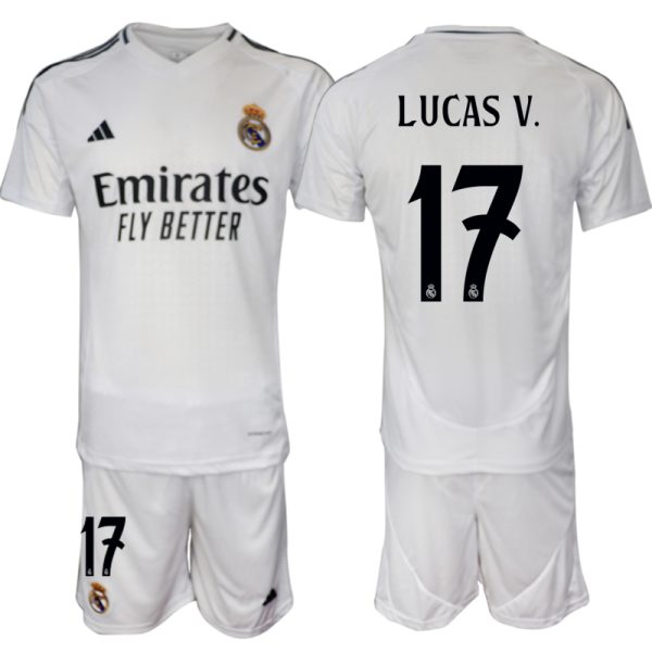 Real Madrid 2024-25 Heimtrikot trikotsatz Lucas Vazquez 17