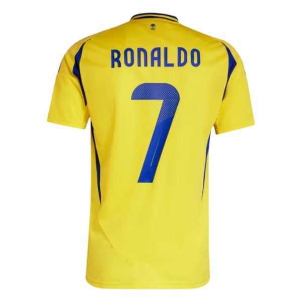 Al-Nassr Heimtrikot 2024-25 Trikot Gelb Fußballtrikot für Herren Cristiano Ronaldo 7