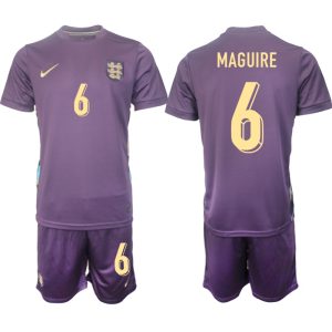 Billige Fussballtrikots England Auswärtstrikot EM 2024 trikotsatz Harry Maguire 6