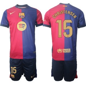 Billige trikots FC Barcelona 2024-25 Heimtrikot trikotsatz Andreas Christensen 15