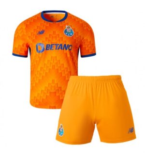 Fußballtrikot deutschland kinder set Porto Auswärtstrikot 2024-25 orange T-shirt