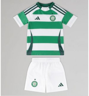 Fußballtrikot Kinder trikotsatz Celtic Heimtrikot 2024-25 in grün weiß