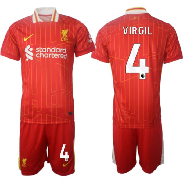 Fußballtrikots im Sale Liverpool 2024-25 Heimtrikot Virgil van Dijk 4