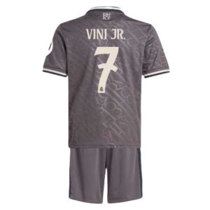 Fußballtrikots Set für Kinder Real Madrid 2024-25 Drittes Trikot Vinicius Junior 7