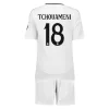 Günstige Kindertrikots Real Madrid 2024-25 Heimtrikot trikotsatz Aurelien Tchouameni 18