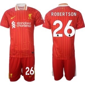 Herren Liverpool Fußballtrikots Set 2024-25 Heimtrikot Andrew Robertson 26