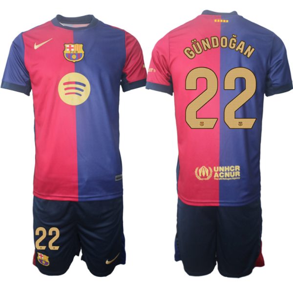 Kaufe Neue Fußballtrikots FC Barcelona 2024-25 Heimtrikot İlkay Gündoğan 22