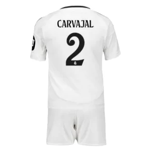 Kaufen Kinder Real Madrid 2024-25 Heimtrikot weiß trikotsatz Daniel Carvajal 2