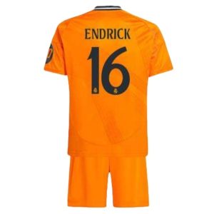 Kaufen Real Madrid 2024-25 Auswärtstrikot orange trikotsatz Endrick 16