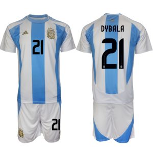 Billige Fussballtrikots Argentinien Heimtrikot 2024-25 Paulo Dybala 21