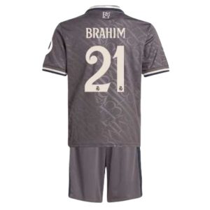 Fussballtrikots Günstig Kinder Real Madrid 2024-25 Drittes Trikot Brahim Díaz 21