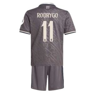 Fußballtrikots Sale Kinder Real Madrid 2024-25 Drittes Trikot Rodrygo Goes 11