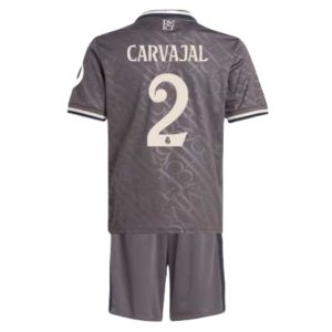 Real Madrid 2024-25 Drittes Trikot Fußballtrikots Set Kinder Daniel Carvajal 2